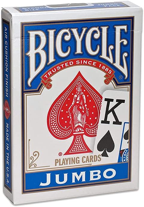 Photo 1 of Bicycle Standard Jumbo Playing Cards - Poker, Rummy, Euchre, Pinochle, Card Games(3)