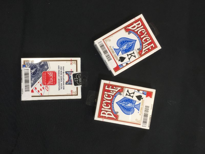 Photo 2 of Bicycle Standard Jumbo Playing Cards - Poker, Rummy, Euchre, Pinochle, Card Games(3)