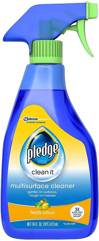 Photo 1 of Pledge Multi Surface Everyday Cleaner Clean Citrus Scent (3 Pack)