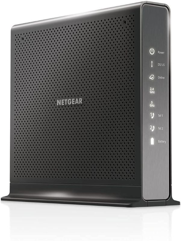 Photo 1 of NETGEAR Nighthawk AC1900 (24x8) DOCSIS 3.0 WiFi Cable Modem Router Combo For XFINITY Internet & Voice (C7100V) Ideal for Xfinity Internet and Voice services , Black
