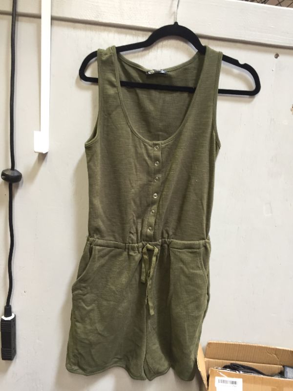 Photo 1 of Olive women's romper sz M 