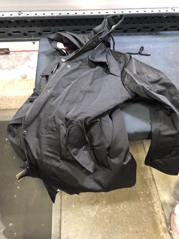 Photo 1 of Women's Long Hooded Rain Jacket Outdoor Raincoat Windbreaker---2XL---
