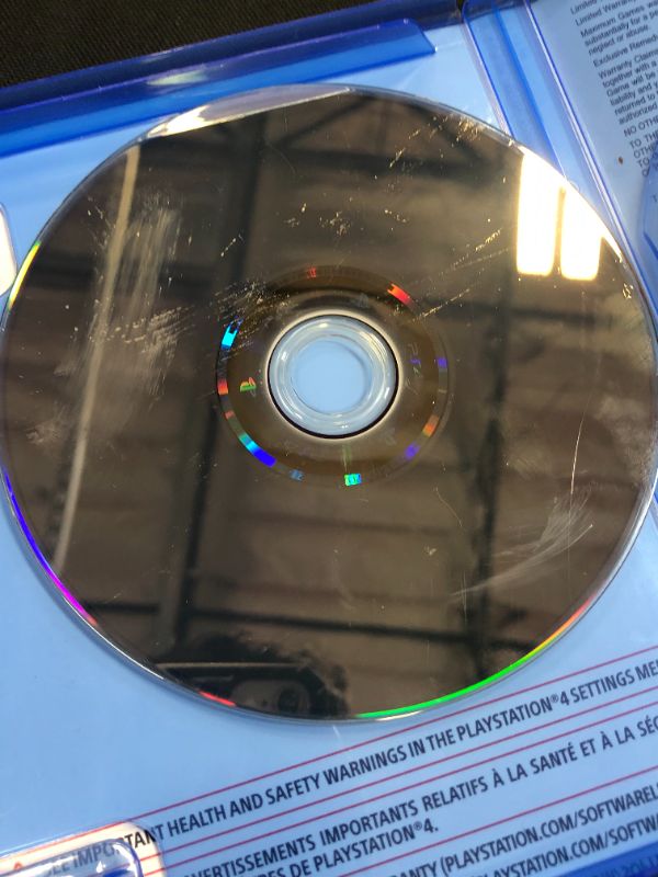 Photo 6 of Five Nights at Freddy's: Security Breach (PS4)--DISC IS DIRTY AND HAS MULTIPLE MINOR SCRATHCES ON BACK---UNABLE TO TEST---BOX HAS STIKCERS ON IT---