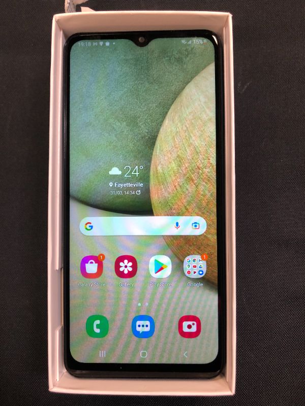 Photo 2 of Samsung Galaxy A12 (A127F) 128GB Dual SIM, (CDMA Verizon/Sprint Not Supported) Smartphone International Version (Fast Car Charger Bundle) No Warranty (Blue)---ITEM IS LOCKED---CANNOT FACTORY RESET---
