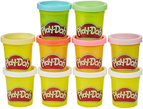 Photo 2 of Play-Doh Easter Basket Toys 25-Piece Bundle, Make Your Own Easter Bunny Kit with Easter Eggs, Stampers, and 10 Cans of Play-Doh, Bunny Toys for Kids, 2-Ounce Cans