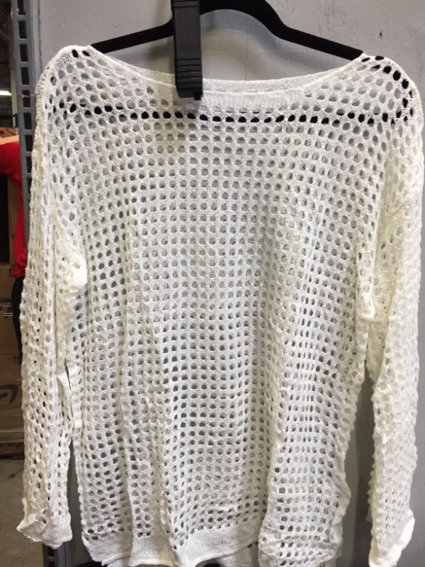 Photo 1 of Bikinishe White/Cream Coverup Swimwear Beachwear One Size