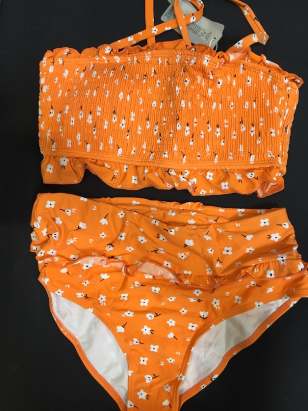 Photo 2 of Bikinishe 2 piece bathing suit Swimwear Orange Size M