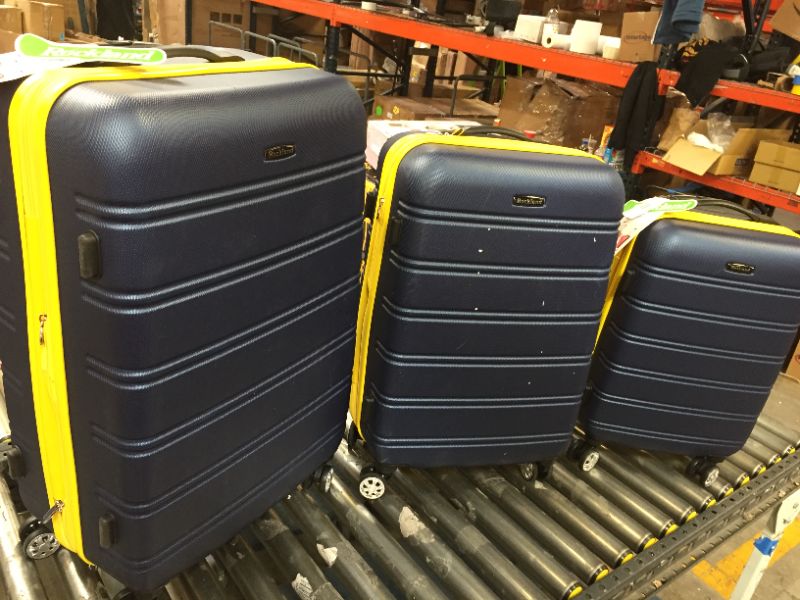 Photo 2 of Rockland Melbourne 3-Piece Luggage Set, Navy