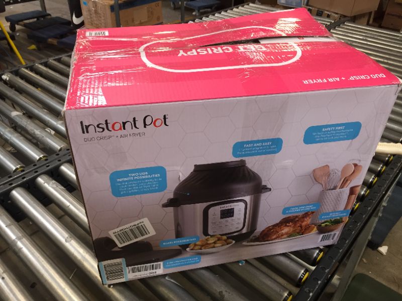 Photo 11 of Instant Pot 8 qt 11-in-1 Air Fryer Duo Crisp + Electric Pressure Cooker