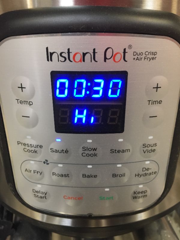 Photo 2 of Instant Pot 8 qt 11-in-1 Air Fryer Duo Crisp + Electric Pressure Cooker
