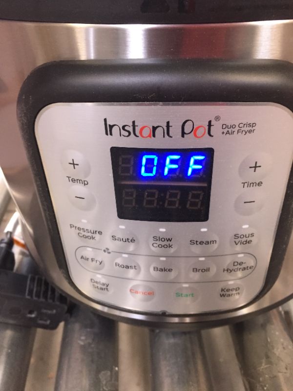 Photo 3 of Instant Pot 8 qt 11-in-1 Air Fryer Duo Crisp + Electric Pressure Cooker