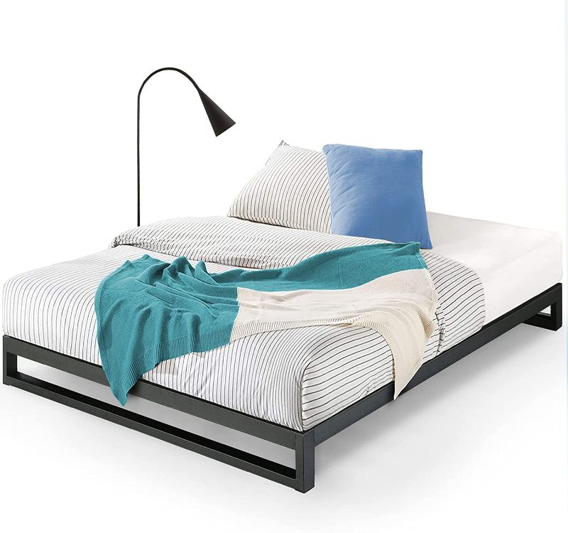 Photo 1 of ZINUS Trisha Metal Platforma Bed Frame / Wood Slat Support / No Box Spring Needed / Easy Assembly, Full --- MISSING SMALL HARDWARE 
