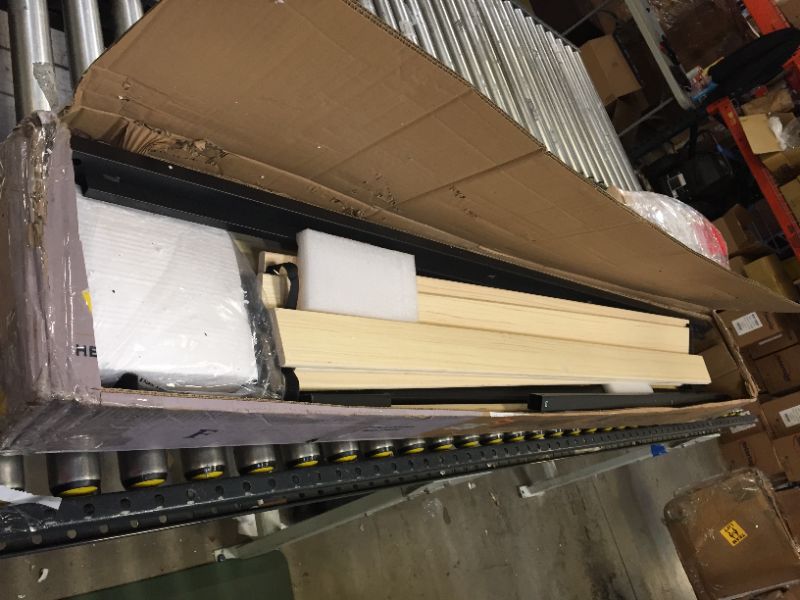 Photo 2 of ZINUS Trisha Metal Platforma Bed Frame / Wood Slat Support / No Box Spring Needed / Easy Assembly, Full --- MISSING SMALL HARDWARE 
