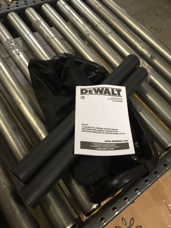 Photo 3 of DeWALT DXV10P 10 gallon Quiet Poly Wet Dry Vacuum Yellow