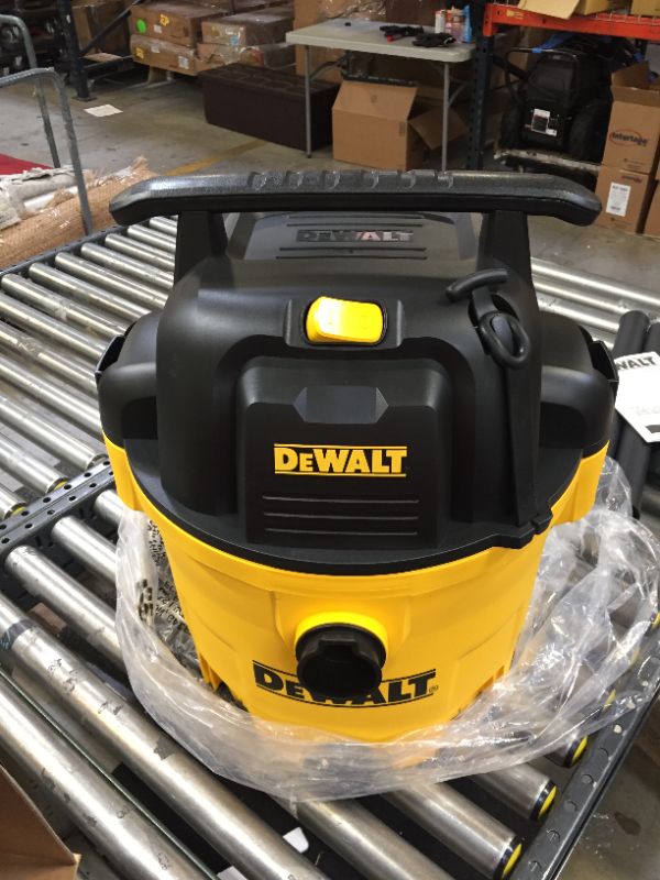 Photo 2 of DeWALT DXV10P 10 gallon Quiet Poly Wet Dry Vacuum Yellow