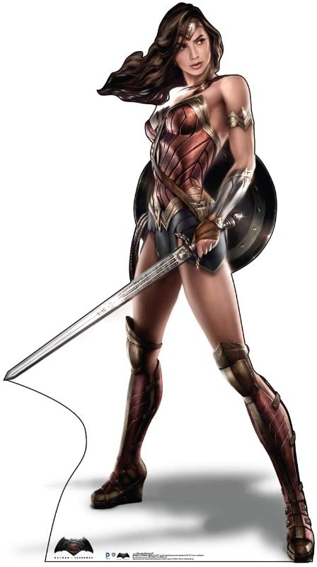 Photo 1 of Advanced Graphics Wonder Woman Life Size Cardboard Cutout Standup - Batman V Superman: Dawn of Justice (2016)
