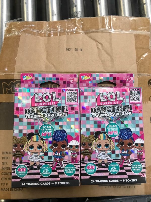 Photo 2 of 2 packs of L.O.L. Surprise! Dance Off! Trading Card Starter Set

