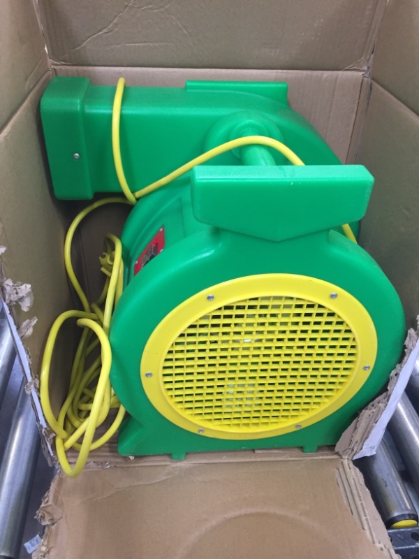 Photo 2 of ----SELL FOR PARTS----B-Air Kodiak 1.5 HP ETL Air Blower | Powerful Bounce House Blower Fan for Large Inflatable Bounce House, Bouncy Castle and Slides
