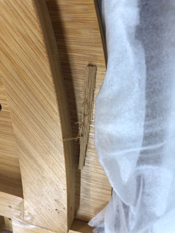 Photo 1 of Corner shower bamboo bench
