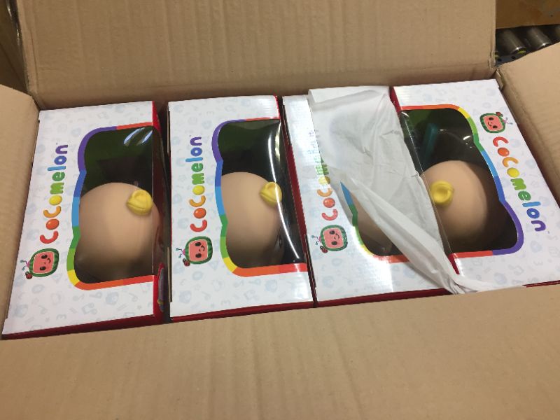 Photo 3 of CoComelon Deluxe Interactive JJ Doll Plush 4 Pack