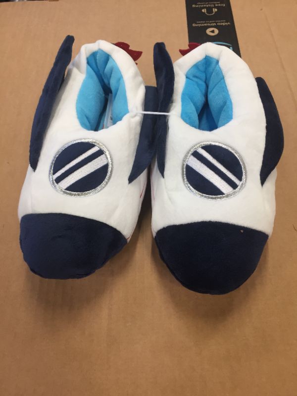 Photo 2 of Boys' Zion Spaceship Slippers - Cat & Jack Blue L (4-5) 3 PAIRS