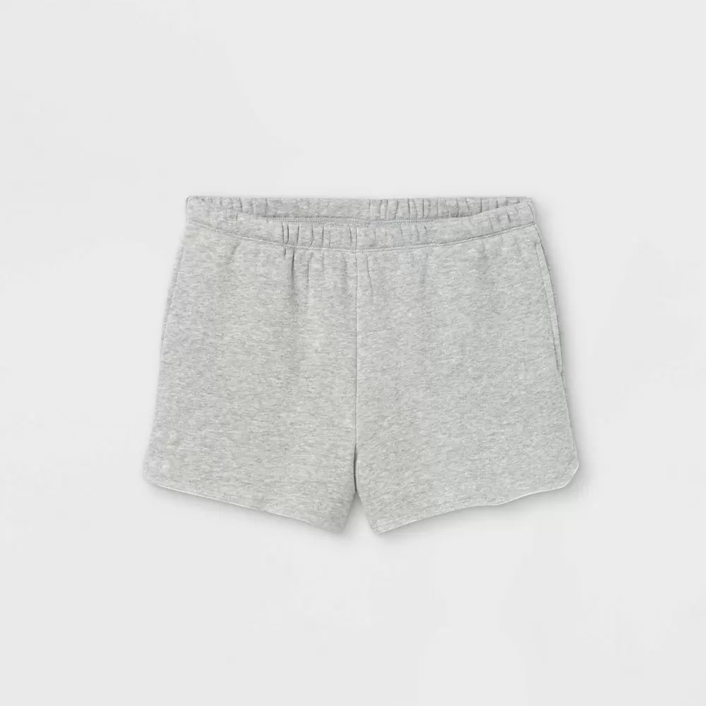 Photo 1 of Kids' Fleece Raw Edge Lounge Shorts - art class Heather Gray XL 3 Pack