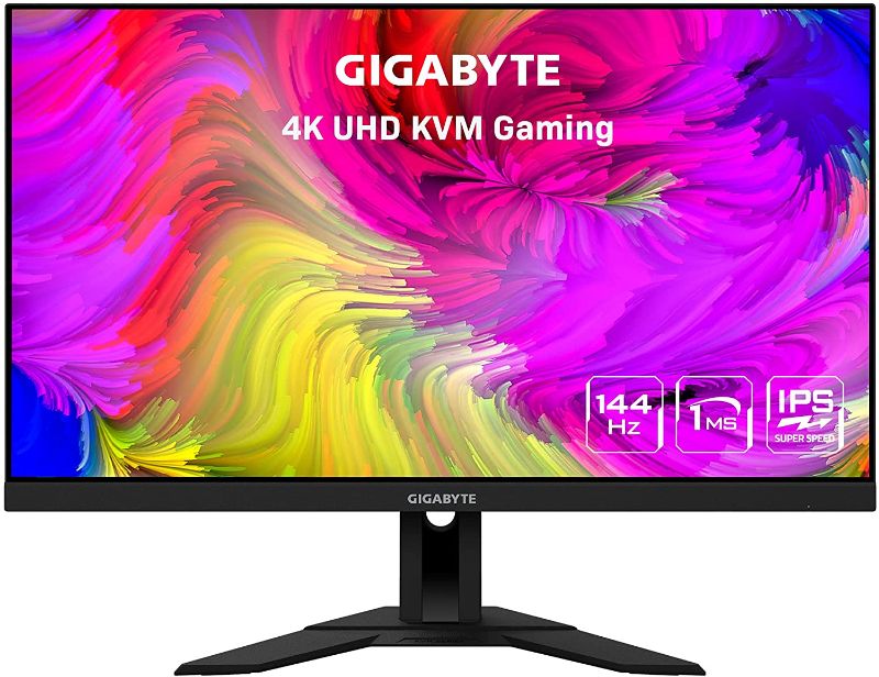 Photo 1 of ----SELL FOR PARTS----GIGABYTE M28U 28" 144Hz Gaming Monitor, 3840 x 2160 SS IPS Display, 2ms (MPRT) Response Time, 9?4% DCI-P3, VESA Display HDR400, FreeSync Premium Pro, 1x Display Port 1.4, 2X HDMI 2.1
