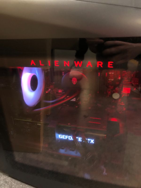 Photo 3 of Alienware Aurora R14 Liquid Cooled Gaming Desktop - AMD Ryzen 9 5900, 32GB 3466MHz RAM, 1TB SDD + 2TB HDD, NVIDIA GeForce RTX 3080 10GB GDDR6X Graphics, VR Ready, USB-C, Windows 11 Home – Black
