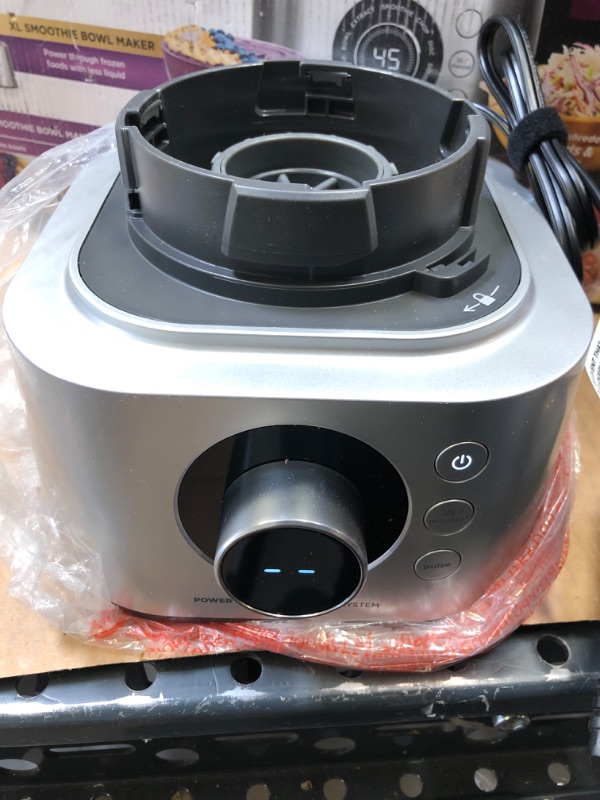 Photo 2 of Ninja SS401 Foodi Power Blender Ultimate System with 72 oz Blending & Food Processing Pitcher, XL Smoothie Bowl Maker and Nutrient Extractor* & 7 Functions, Silver
