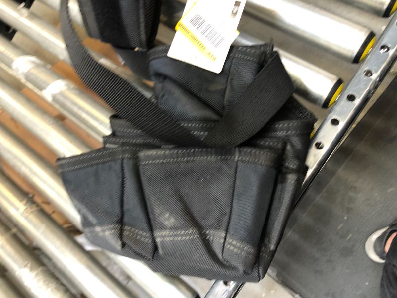 Photo 2 of 16-Pocket Black Carpenter's Tool Belt with Suspenders