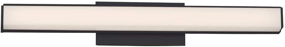 Photo 1 of Brink 18in LED Bathroom Vanity or Wall Light 3-CCT 2700K-3000K-3500K Set to 3000K in Black
