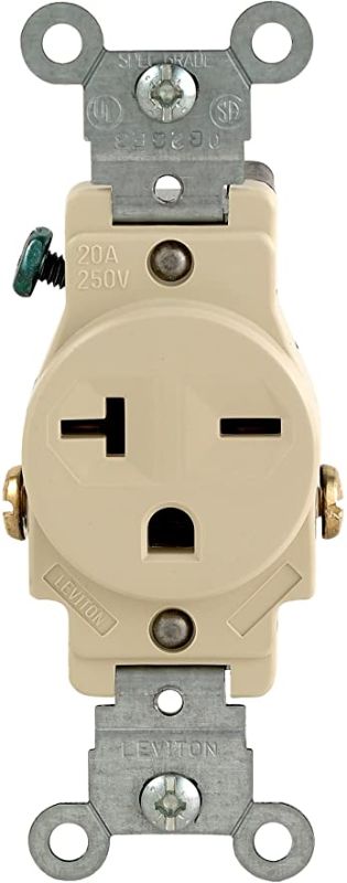 Photo 1 of Leviton S01-05821-0Is Recep 250V Ivy pack of 10 
