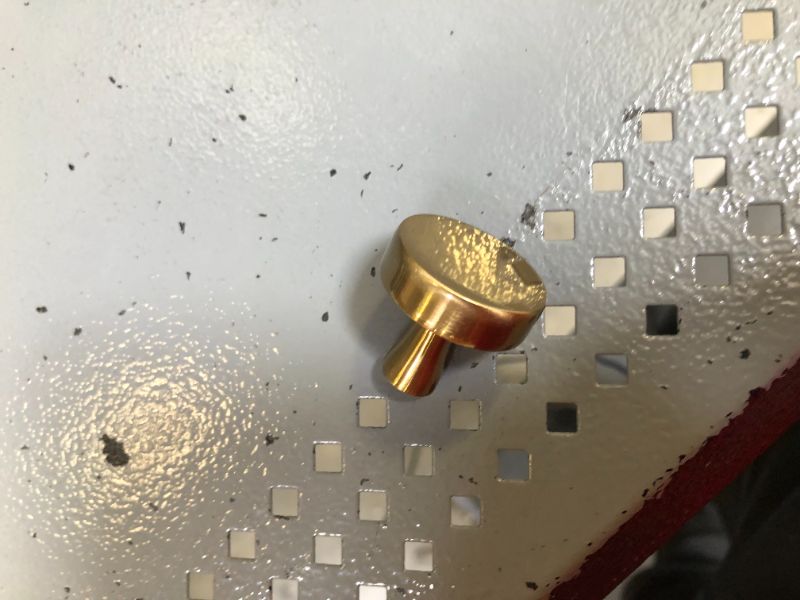 Photo 1 of 10 PACK SATIN BRASS KNOB REPLACEMENT 