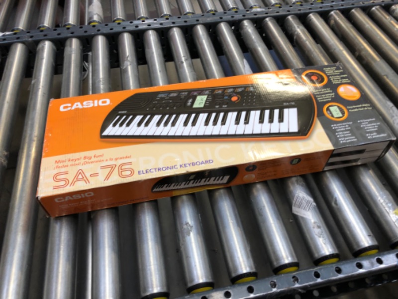 Photo 5 of Casio SA-76 44-Key Mini Personal Keyboard
