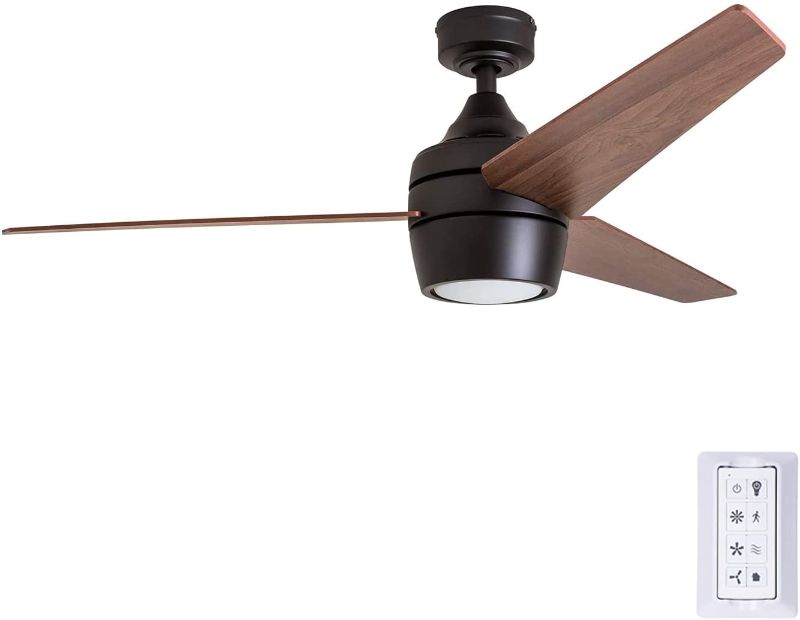 Photo 1 of Honeywell Ceiling Fans 50603-01 Remote Control Led Eamon Modern Ceiling Fan, 52", Bronze
