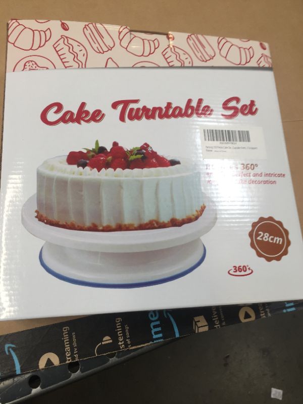 Photo 1 of Cake Decorating Kits Baking Set ,Cake Rotating Turntable,Cake Decorating Tools
(STOCK PHOTO FOR REFRENCE)