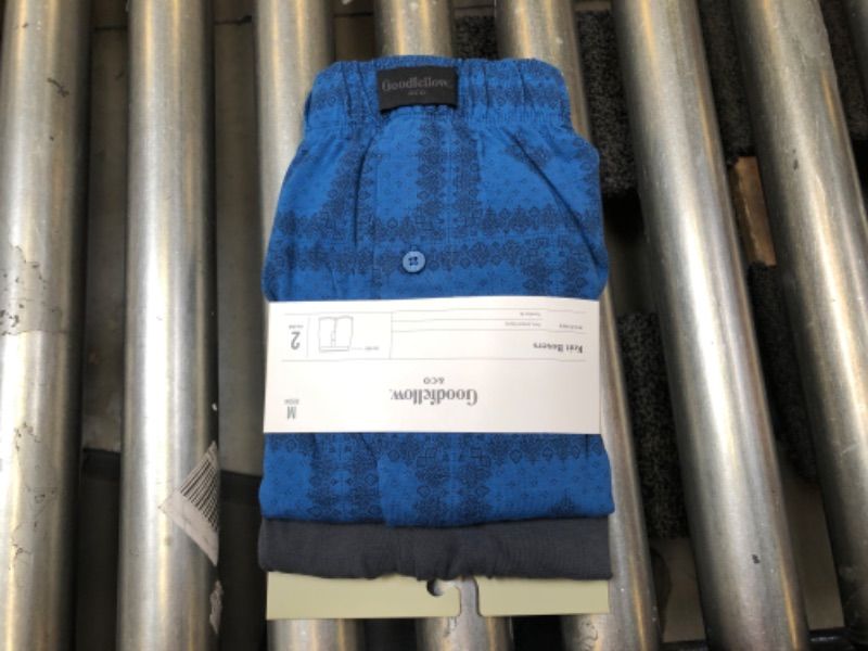 Photo 2 of Men's Bandana Print Knit Boxer 2pk - Goodfellow & Co™ Blue size M 
