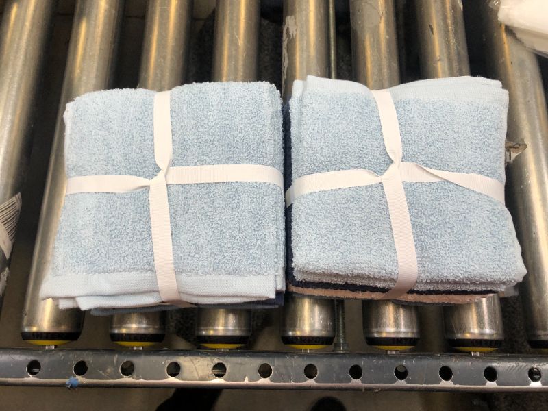 Photo 2 of 8pc 12"x12" Washcloth Set Blue - Pillowfort™ 2 pack 

