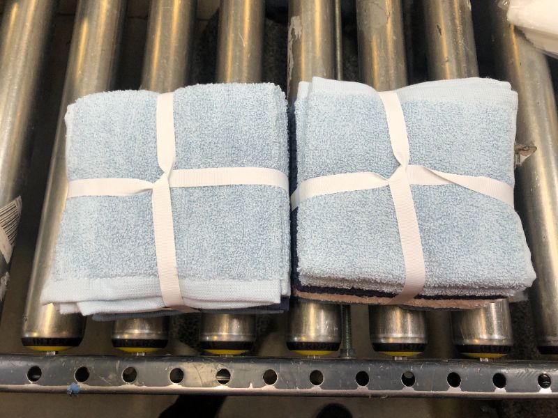 Photo 1 of 8pc 12"x12" Washcloth Set Blue - Pillowfort™ 2 pack 


