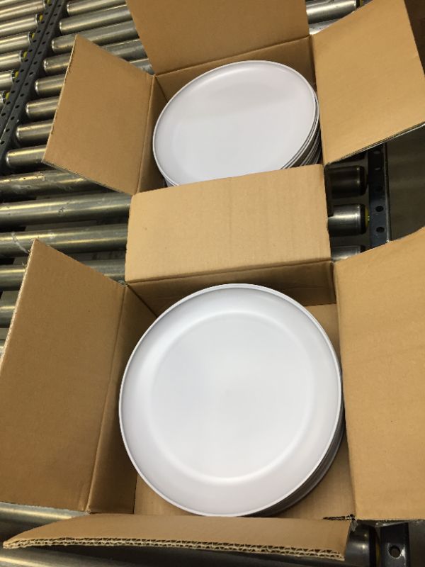 Photo 2 of 10.5" Gray Plastic Dinner Plate - Room Essentials™ 2 BOX BUNDLE. 24 PLATES