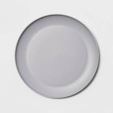 Photo 1 of 10.5" Gray Plastic Dinner Plate - Room Essentials™ 2 BOX BUNDLE. 24 PLATES