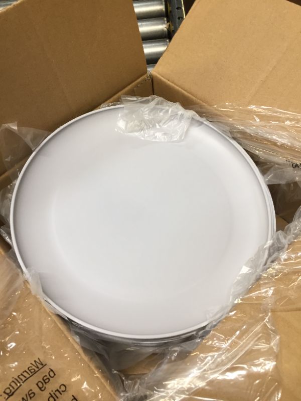 Photo 2 of 10.5" Gray Plastic Dinner Plate - Room Essentials™ 12 PLATES