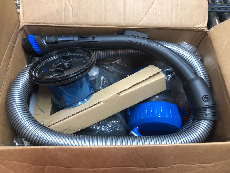 Photo 2 of Eureka Whirlwind Bagless Canister Vacuum Cleaner, Lightweight Vac for Carpets and Hard Floors, w/Filter, Blue
