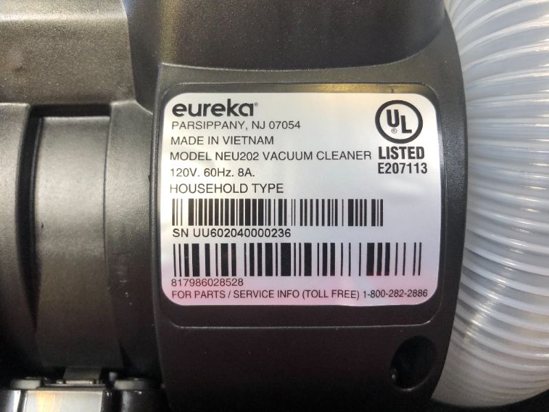Photo 1 of Eureka PowerSpeed Lightweight Bagless Upright Vacuum Cleaner with Pet Turbo Brush, for Carpet and Hard Floor, Purple
