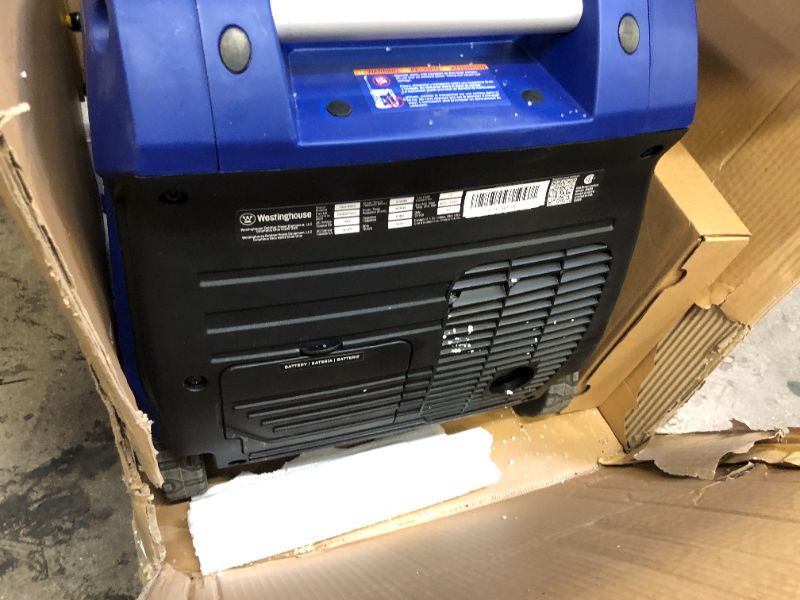 Photo 5 of Westinghouse iGen4500 Super Quiet Portable Inverter Generator 3700 Rated & 4500 Peak Watts, Gas Powered, Electric Start, RV Ready, CARB Compliant
