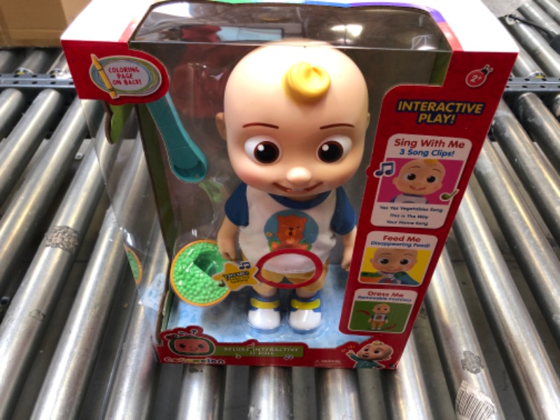 Photo 2 of CoComelon Deluxe Interactive JJ Doll Plush 4 pack 
