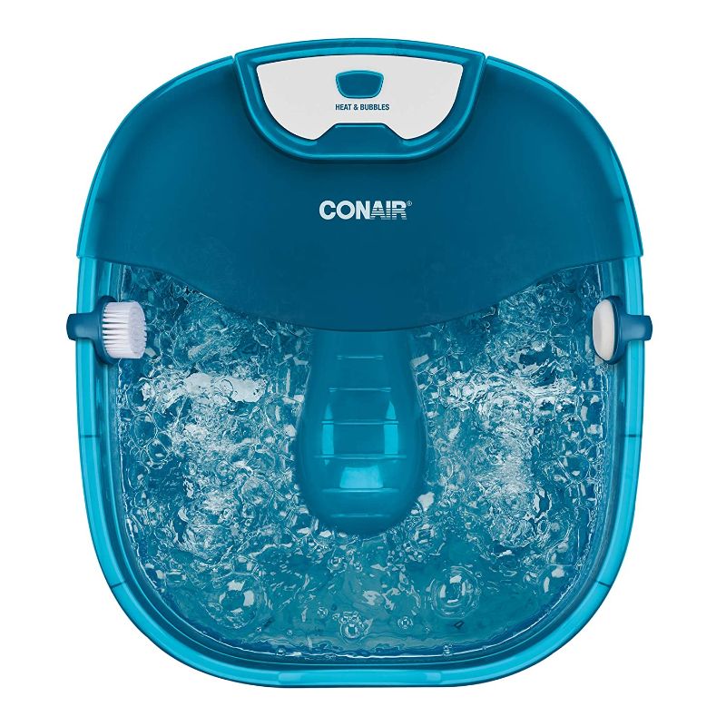 Photo 1 of Conair Heat Sense Pedicure Foot Spa with Massaging Foot Rollers, Soothing Bubbles and Heat
