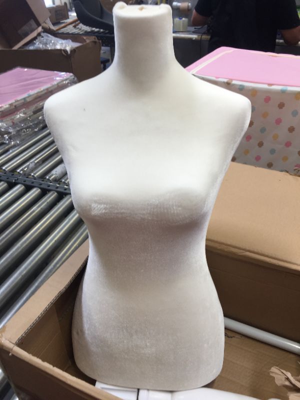 Photo 2 of Female Dress Form Pinnable Mannequin Body Torso with Tripod Base Stand
