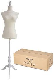 Photo 1 of Female Dress Form Pinnable Mannequin Body Torso with Tripod Base Stand
