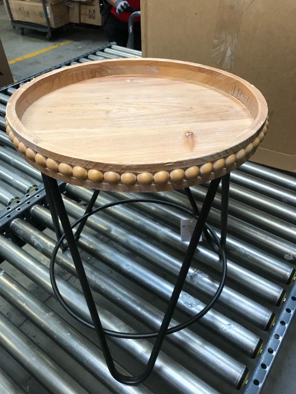 Photo 1 of 19"tall x 15"wide end table 